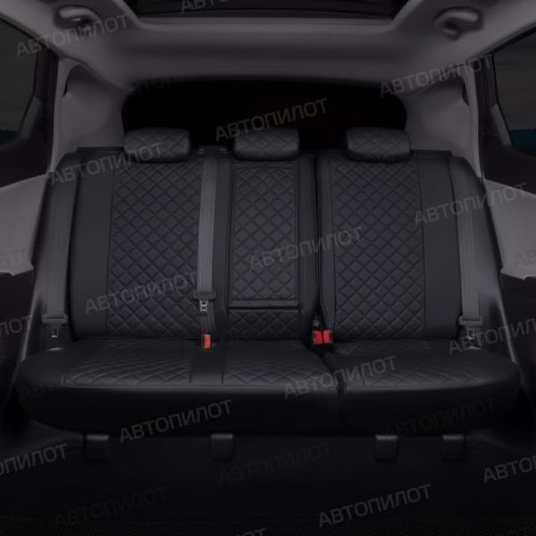 Чехлы Автопилот Экокожа Ромб на Haval M6 2 (2021+) Чехлы Автопилот Экокожа Ромб на Haval M6 2 (2021+)