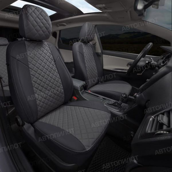 Чехлы Автопилот Экокожа Ромб на Haval M6 2 (2021+) Чехлы Автопилот Экокожа Ромб на Haval M6 2 (2021+)