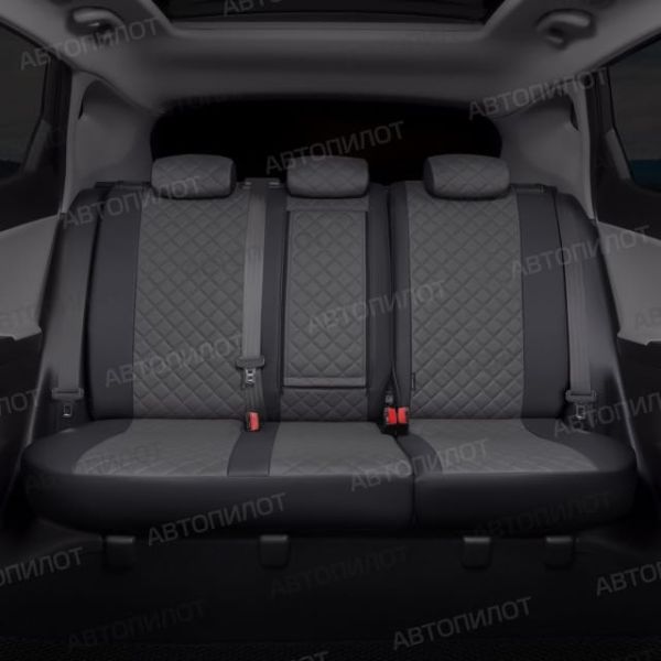 Чехлы Автопилот Экокожа Ромб на Haval M6 2 (2021+) Чехлы Автопилот Экокожа Ромб на Haval M6 2 (2021+)