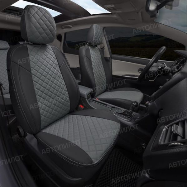 Чехлы Автопилот Экокожа Ромб на Haval M6 2 (2021+) Чехлы Автопилот Экокожа Ромб на Haval M6 2 (2021+)