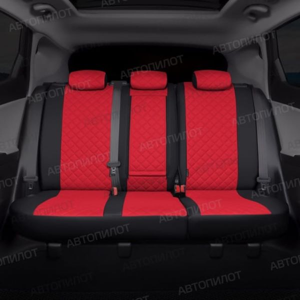 Чехлы Автопилот Экокожа Ромб на Haval M6 2 (2021+) Чехлы Автопилот Экокожа Ромб на Haval M6 2 (2021+)