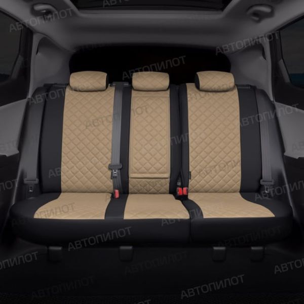Чехлы Автопилот Экокожа Ромб на Haval M6 2 (2021+) Чехлы Автопилот Экокожа Ромб на Haval M6 2 (2021+)