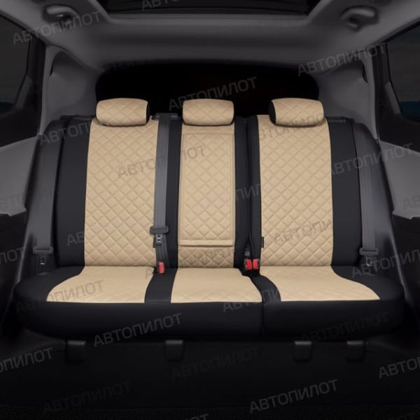 Чехлы Автопилот Экокожа Ромб на Haval M6 2 (2021+) Чехлы Автопилот Экокожа Ромб на Haval M6 2 (2021+)