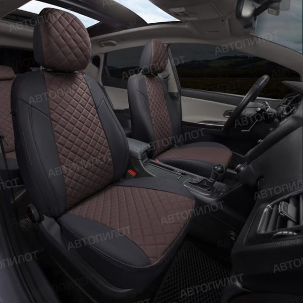 Чехлы Автопилот Экокожа Ромб на Haval M6 2 (2021+) Чехлы Автопилот Экокожа Ромб на Haval M6 2 (2021+)