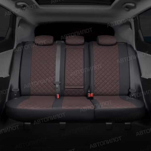 Чехлы Автопилот Экокожа Ромб на Haval M6 2 (2021+) Чехлы Автопилот Экокожа Ромб на Haval M6 2 (2021+)