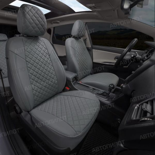 Чехлы Автопилот Экокожа Ромб на Haval M6 2 (2021+) Чехлы Автопилот Экокожа Ромб на Haval M6 2 (2021+)