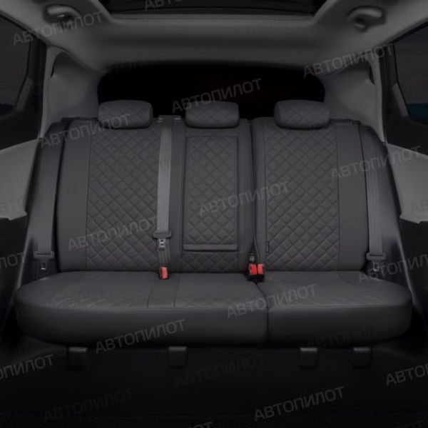Чехлы Автопилот Экокожа Ромб на Haval M6 2 (2021+) Чехлы Автопилот Экокожа Ромб на Haval M6 2 (2021+)