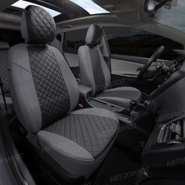 Чехлы Автопилот Экокожа Ромб на Haval M6 2 (2021+) Чехлы Автопилот Экокожа Ромб на Haval M6 2 (2021+)