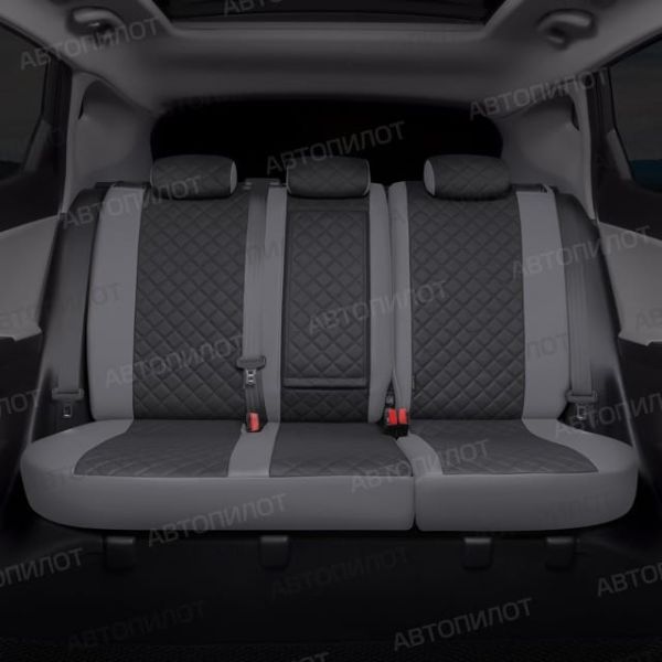 Чехлы Автопилот Экокожа Ромб на Haval M6 2 (2021+) Чехлы Автопилот Экокожа Ромб на Haval M6 2 (2021+)