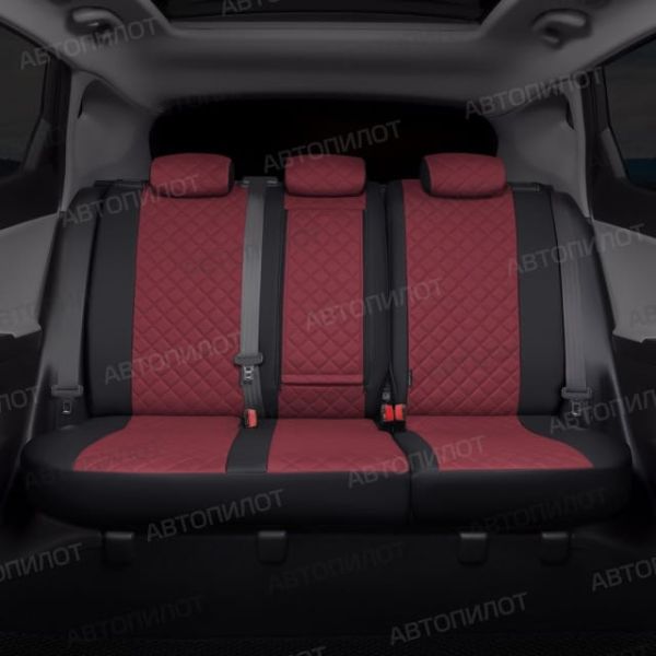 Чехлы Автопилот Экокожа Ромб на Haval M6 2 (2021+) Чехлы Автопилот Экокожа Ромб на Haval M6 2 (2021+)