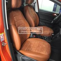 Чехлы Автопилот Алькантара на Fiat Bravo 2007-2014 г.в. Чехлы Автопилот Алькантара на Fiat Bravo 2007-2014 г.в.