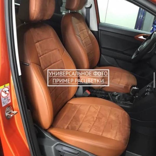 Чехлы Автопилот Алькантара на Fiat Bravo 2007-2014 г.в. Чехлы Автопилот Алькантара на Fiat Bravo 2007-2014 г.в.